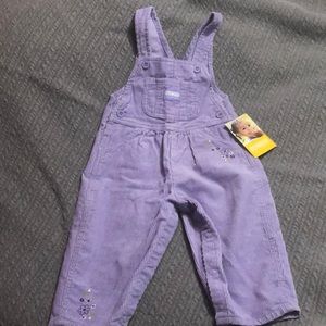 OshKosh Purple Corduroy Overalls